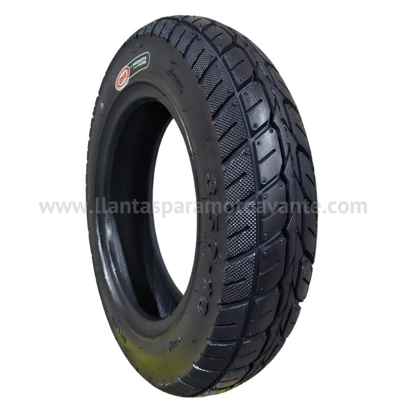 Llanta 3.50-10 GSG PG62 vista frontal reforzada