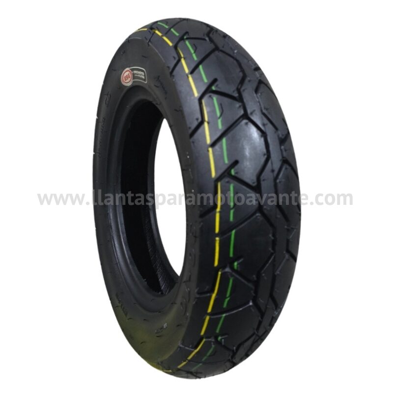 Llanta 110/90-10 GSG PG44T vista frontal para scooter