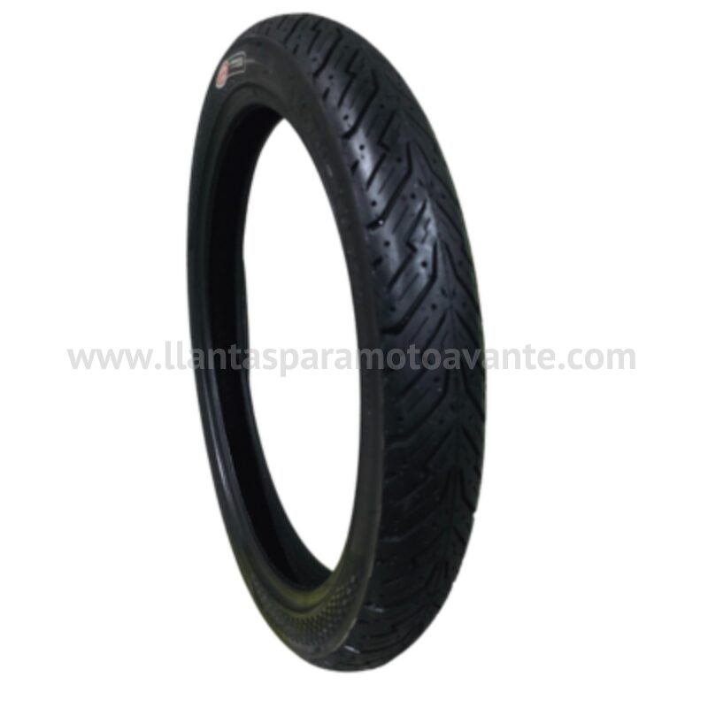 Llanta 2.75-18 GSG PG97W vista frontal reforzada sin cámara